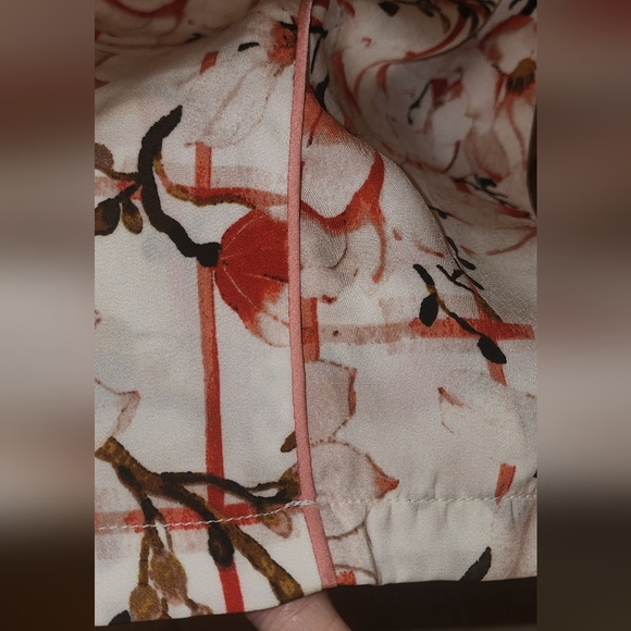 TAHARI 2 Piece pajama set, soft and silky women's size extra small, pink floral - Picture 6 of 6